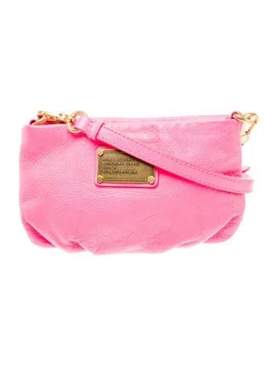 Pre-owned Marc By Marc Jacobs Leather Crossbody Bag In Pink