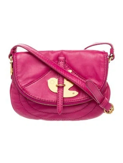 Pre-owned Marc By Marc Jacobs Leather Crossbody Bag In Pink