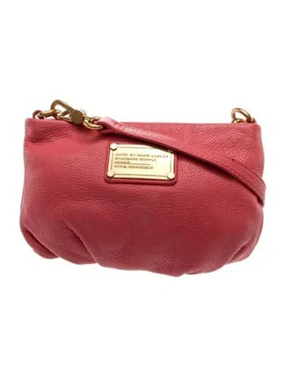 Pre-owned Marc By Marc Jacobs Leather Crossbody Bag In Pink