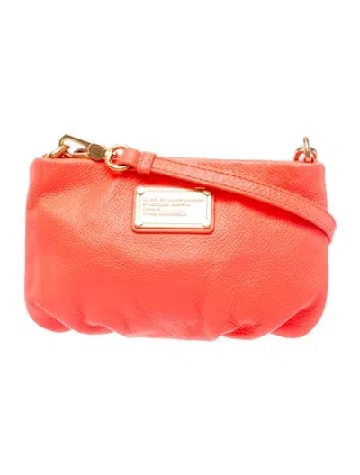 Pre-owned Marc By Marc Jacobs Leather Crossbody Bag In Pink