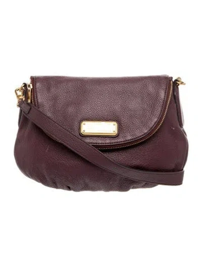 Pre-owned Marc By Marc Jacobs Leather Crossbody Bag In Purple