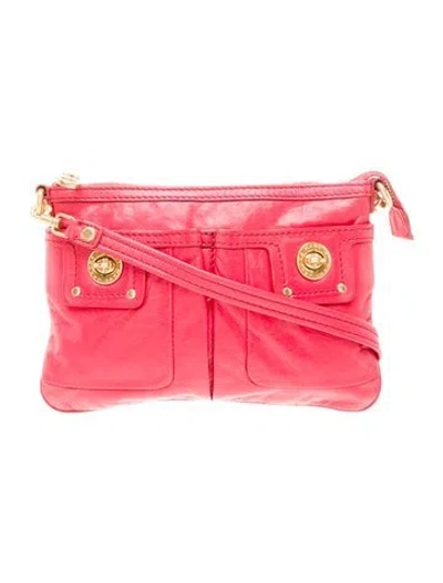 Pre-owned Marc By Marc Jacobs Leather Crossbody Bag In Red