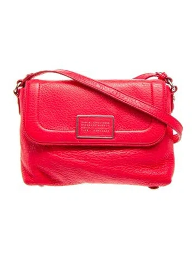 Pre-owned Marc By Marc Jacobs Leather Crossbody Bag In Red