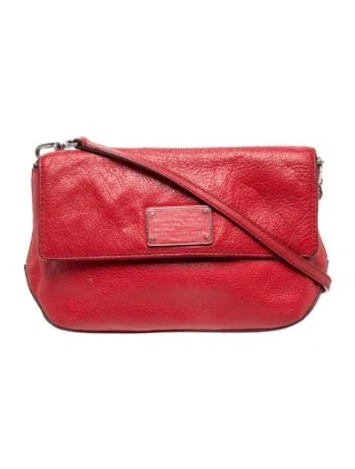 Pre-owned Marc By Marc Jacobs Leather Crossbody Bag In Red