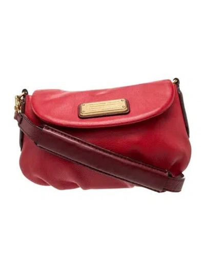 Pre-owned Marc By Marc Jacobs Leather Crossbody Bag In Red