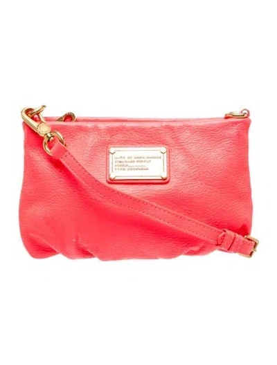 Pre-owned Marc By Marc Jacobs Leather Crossbody Bag In Red