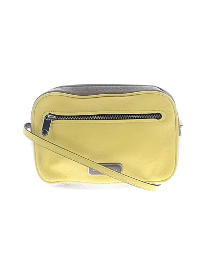 Pre-owned Marc By Marc Jacobs Leather Crossbody Bag In Yellow