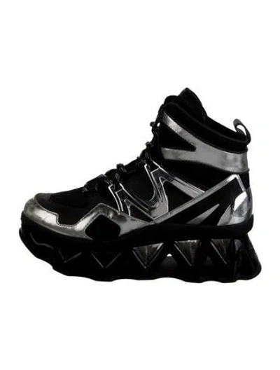 Pre-owned Marc By Marc Jacobs Leather Hiking Boots In Black