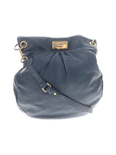 Pre-owned Marc By Marc Jacobs Leather Hobo Bag In Blue