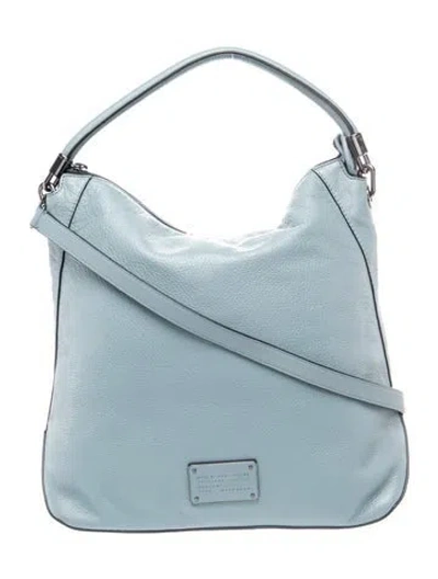 Pre-owned Marc By Marc Jacobs Leather Hobo In Blue