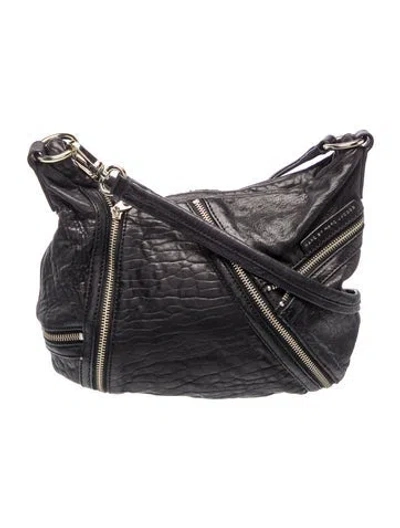 Pre-owned Marc By Marc Jacobs Leather Messenger Bag In Black