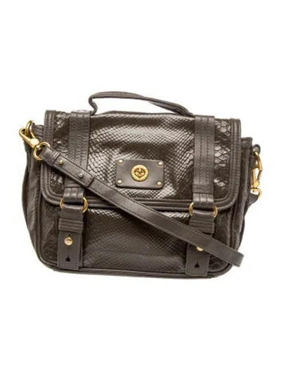 Pre-owned Marc By Marc Jacobs Leather Messenger Bag In Brown