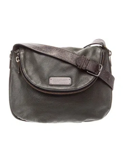 Pre-owned Marc By Marc Jacobs Leather Messenger Bag In Green