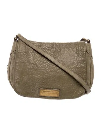 Pre-owned Marc By Marc Jacobs Leather Messenger Bag In Neutrals