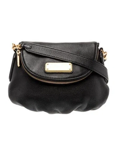 Pre-owned Marc By Marc Jacobs Leather Natasha Bag In Black