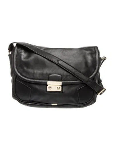 Pre-owned Marc By Marc Jacobs Leather Shoulder Bag In Black