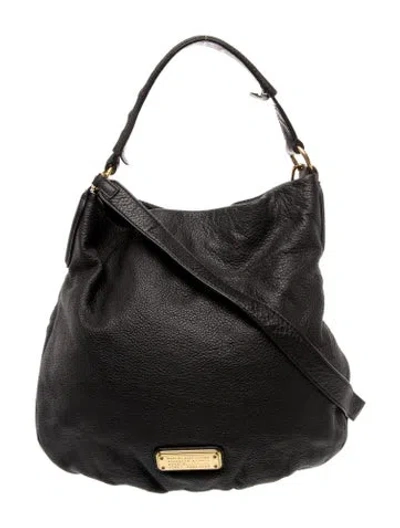 Pre-owned Marc By Marc Jacobs Leather Shoulder Bag In Black