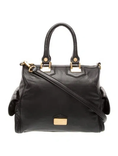 Pre-owned Marc By Marc Jacobs Leather Shoulder Bag In Black