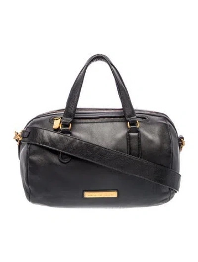 Pre-owned Marc By Marc Jacobs Leather Shoulder Bag In Black