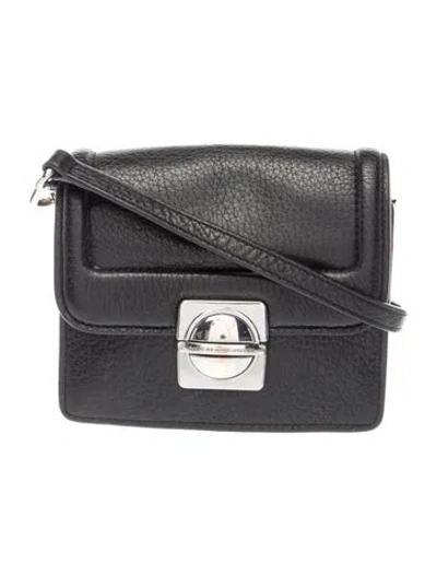 Pre-owned Marc By Marc Jacobs Leather Shoulder Bag In Black