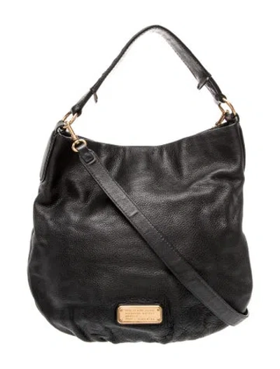 Pre-owned Marc By Marc Jacobs Leather Shoulder Bag In Black