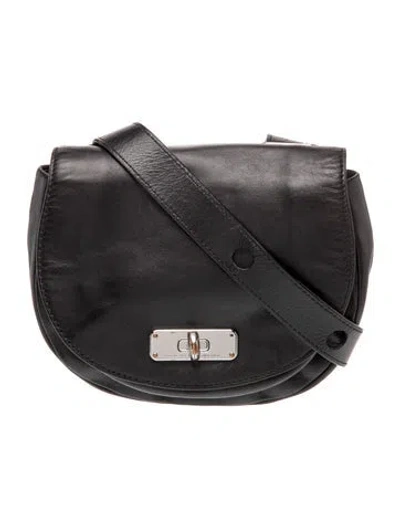 Pre-owned Marc By Marc Jacobs Leather Shoulder Bag In Black