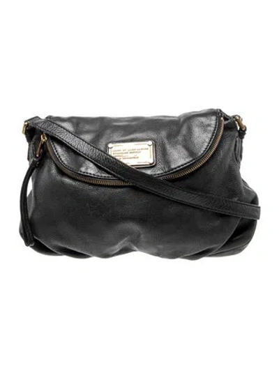 Pre-owned Marc By Marc Jacobs Leather Shoulder Bag In Black