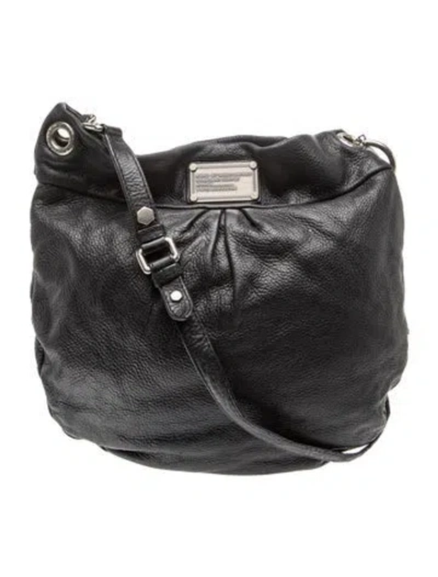 Pre-owned Marc By Marc Jacobs Leather Shoulder Bag In Black