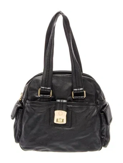 Pre-owned Marc By Marc Jacobs Leather Shoulder Bag In Black