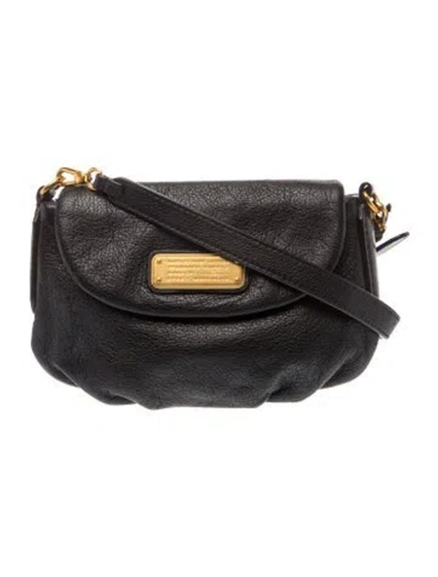 Pre-owned Marc By Marc Jacobs Leather Shoulder Bag In Black