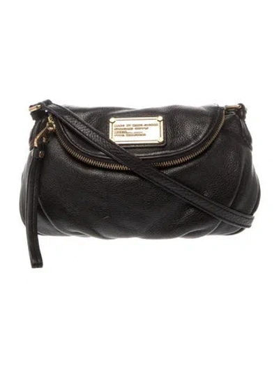 Pre-owned Marc By Marc Jacobs Leather Shoulder Bag In Black