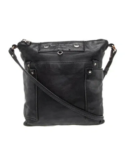 Pre-owned Marc By Marc Jacobs Leather Shoulder Bag In Black