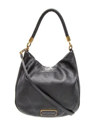 Pre-owned Marc By Marc Jacobs Leather Shoulder Bag In Black