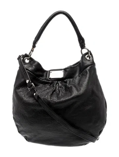 Pre-owned Marc By Marc Jacobs Leather Shoulder Bag In Black
