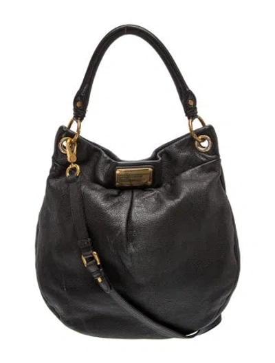 Pre-owned Marc By Marc Jacobs Leather Shoulder Bag In Black