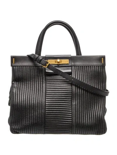 Pre-owned Marc By Marc Jacobs Leather Shoulder Bag In Black