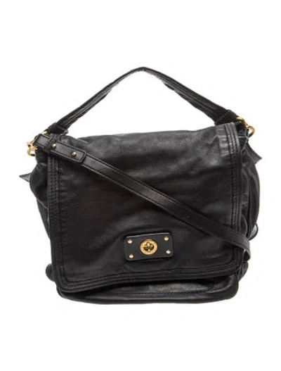 Pre-owned Marc By Marc Jacobs Leather Shoulder Bag In Black