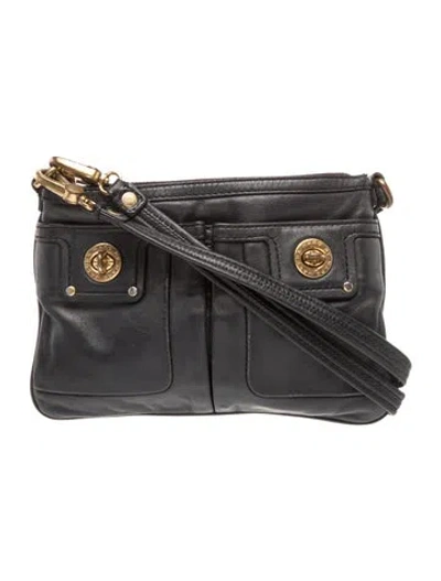 Pre-owned Marc By Marc Jacobs Leather Shoulder Bag In Black