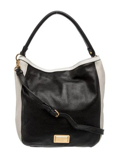 Pre-owned Marc By Marc Jacobs Leather Shoulder Bag In Black
