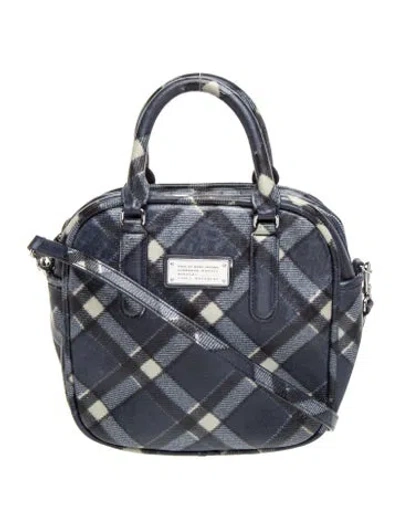 Pre-owned Marc By Marc Jacobs Leather Shoulder Bag In Blue