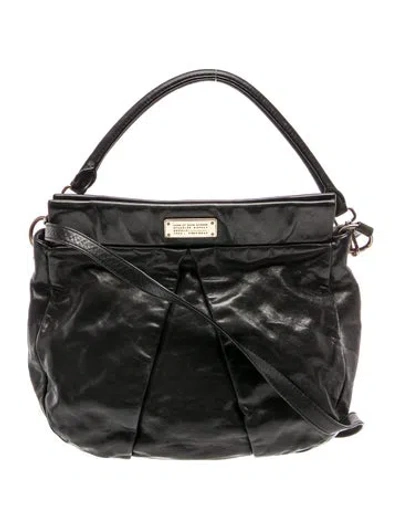 Pre-owned Marc By Marc Jacobs Leather Shoulder Bag In Blue