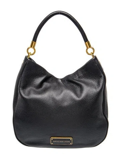 Pre-owned Marc By Marc Jacobs Leather Shoulder Bag In Blue