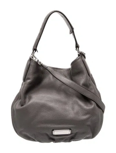 Pre-owned Marc By Marc Jacobs Leather Shoulder Bag In Gray