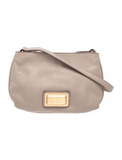 Pre-owned Marc By Marc Jacobs Leather Shoulder Bag In Neutral