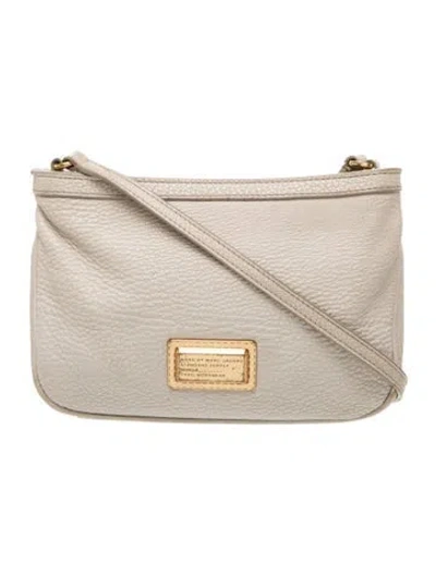 Pre-owned Marc By Marc Jacobs Leather Shoulder Bag In Neutral