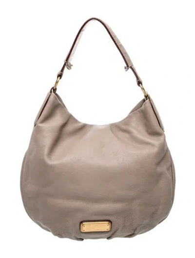 Pre-owned Marc By Marc Jacobs Leather Shoulder Bag In Neutral