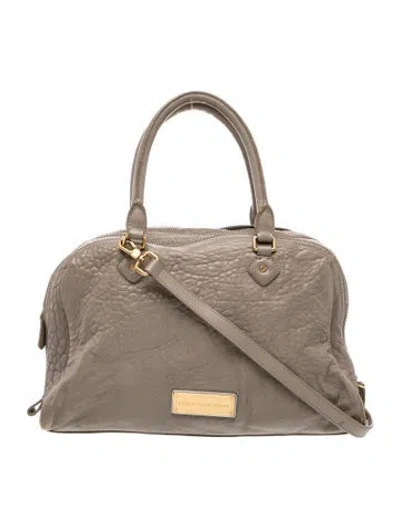 Pre-owned Marc By Marc Jacobs Leather Shoulder Bag In Neutral