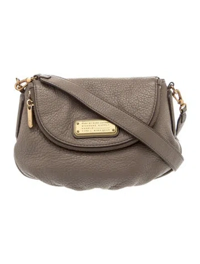 Pre-owned Marc By Marc Jacobs Leather Shoulder Bag In Neutral