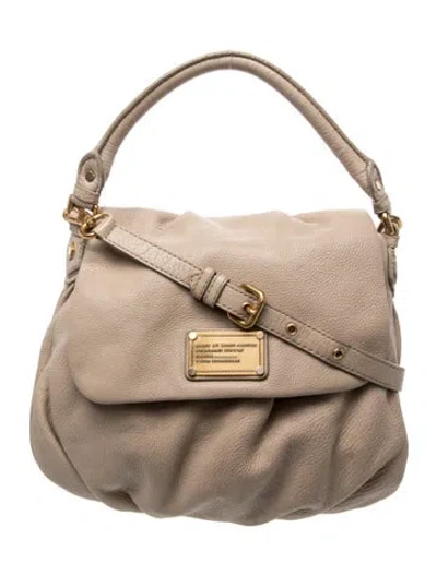 Pre-owned Marc By Marc Jacobs Leather Shoulder Bag In Neutral