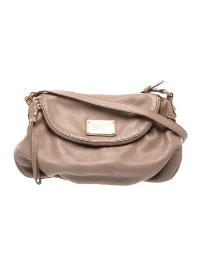 Pre-owned Marc By Marc Jacobs Leather Shoulder Bag In Neutral